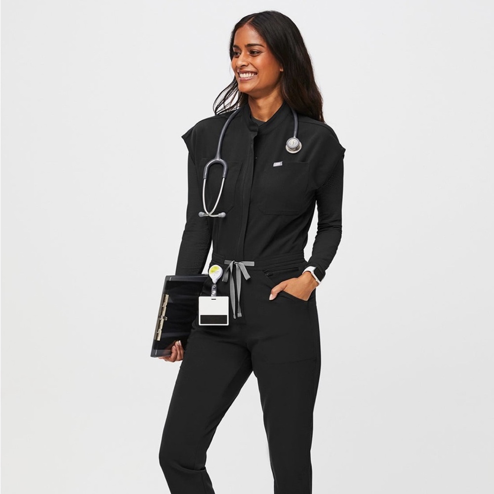 Figs NWT Rafaela Jumpsuit Black